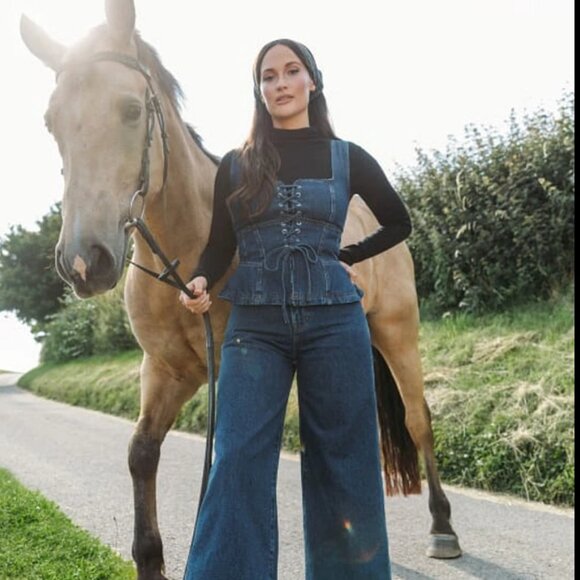 Reformation Denim - Reformation Austin ultra-high rise wide leg jeans size 30- Kacey Musgraves